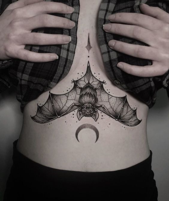 Minimalist Leaf Branch Elegance Tattoo Design
