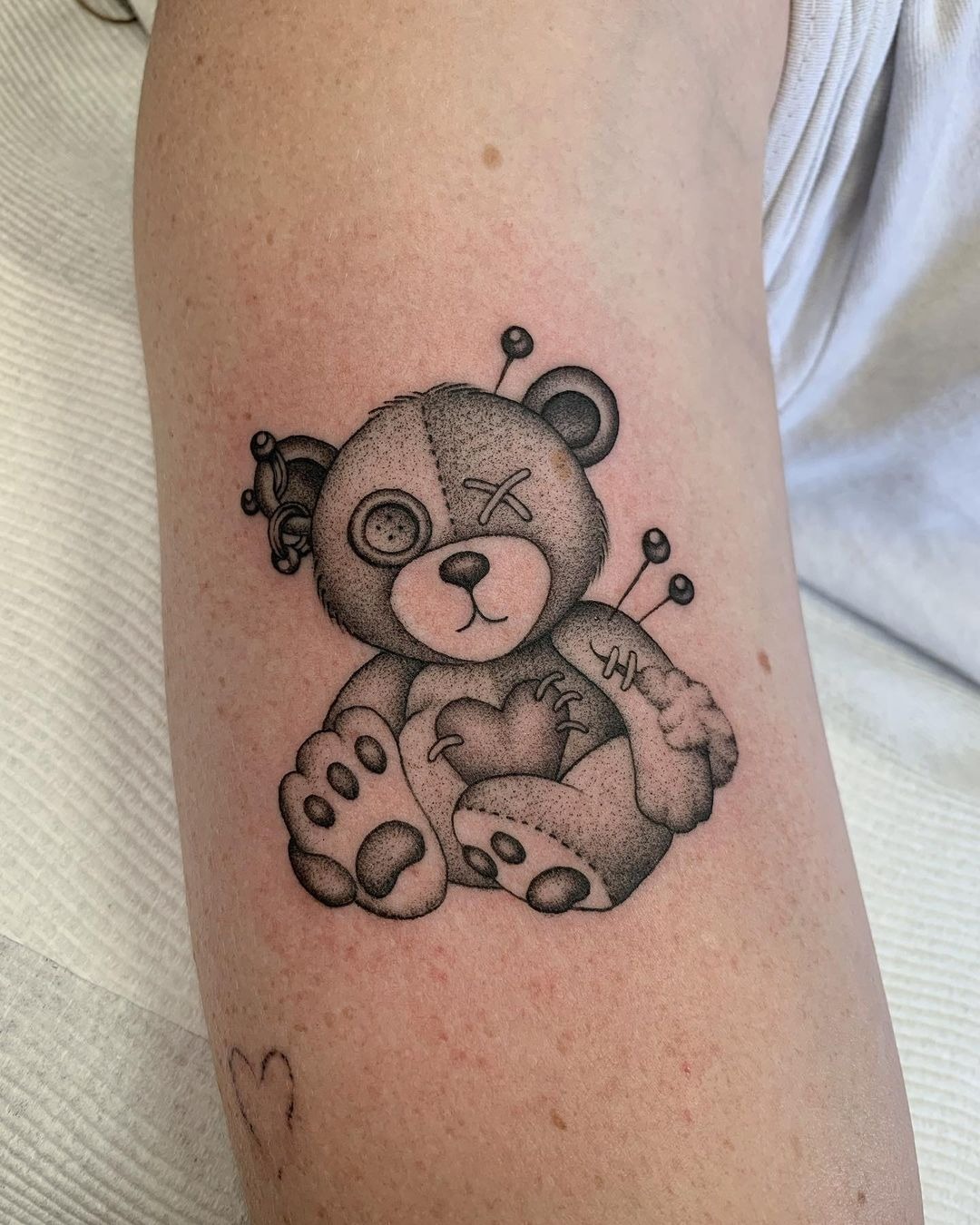 Voodoo-Style Teddy Tattoo Design