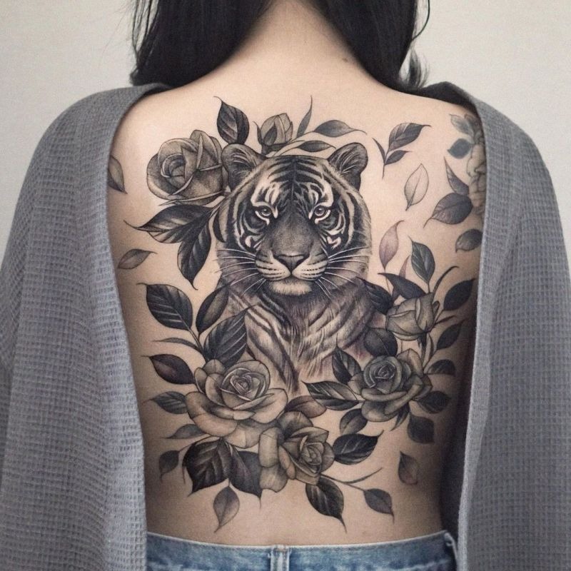 Realistic Tiger Forearm Tattoo Tattoo Design