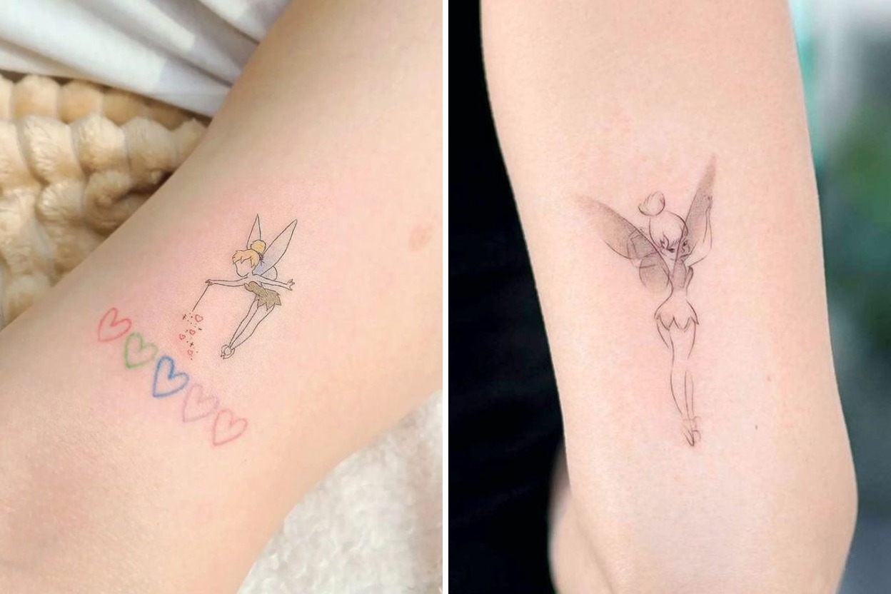 29+ Women Tinkerbell Tattoo Ideas & Inspiration Featured Lookbook Collage