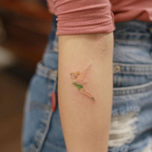 Flying Tinkerbell Tattoo Tattoo Design