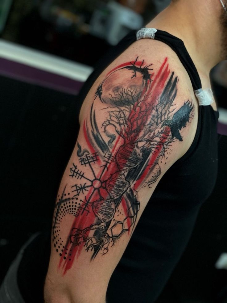 Time, Vision, and Bloom Tattoo Design