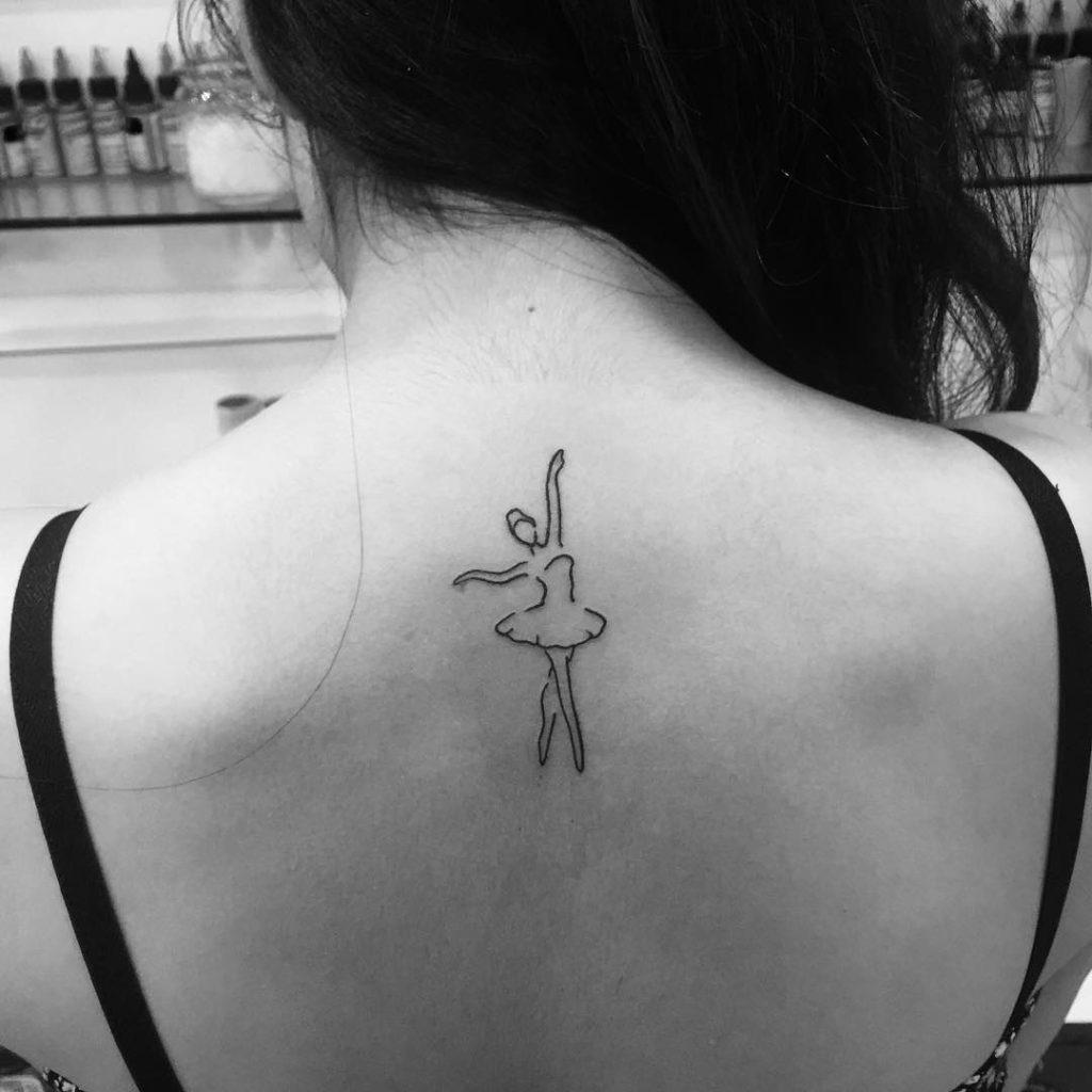 Ballerina Back Tattoo Tattoo Design