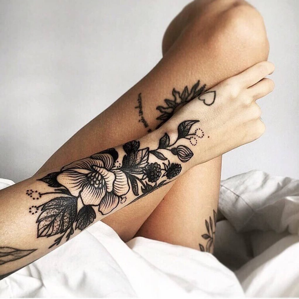 Floral Forearm Tattoo Tattoo Design