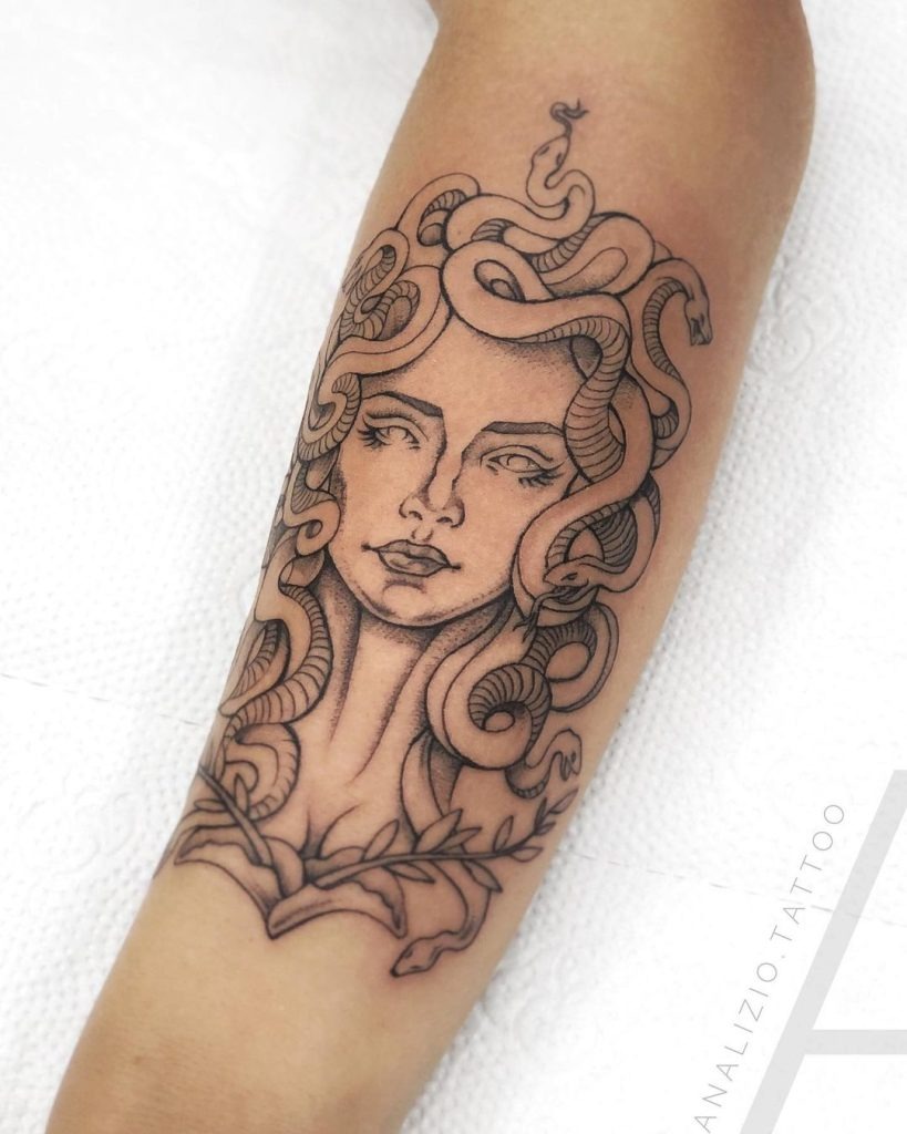 Medusa Forearm Tattoo Tattoo Design