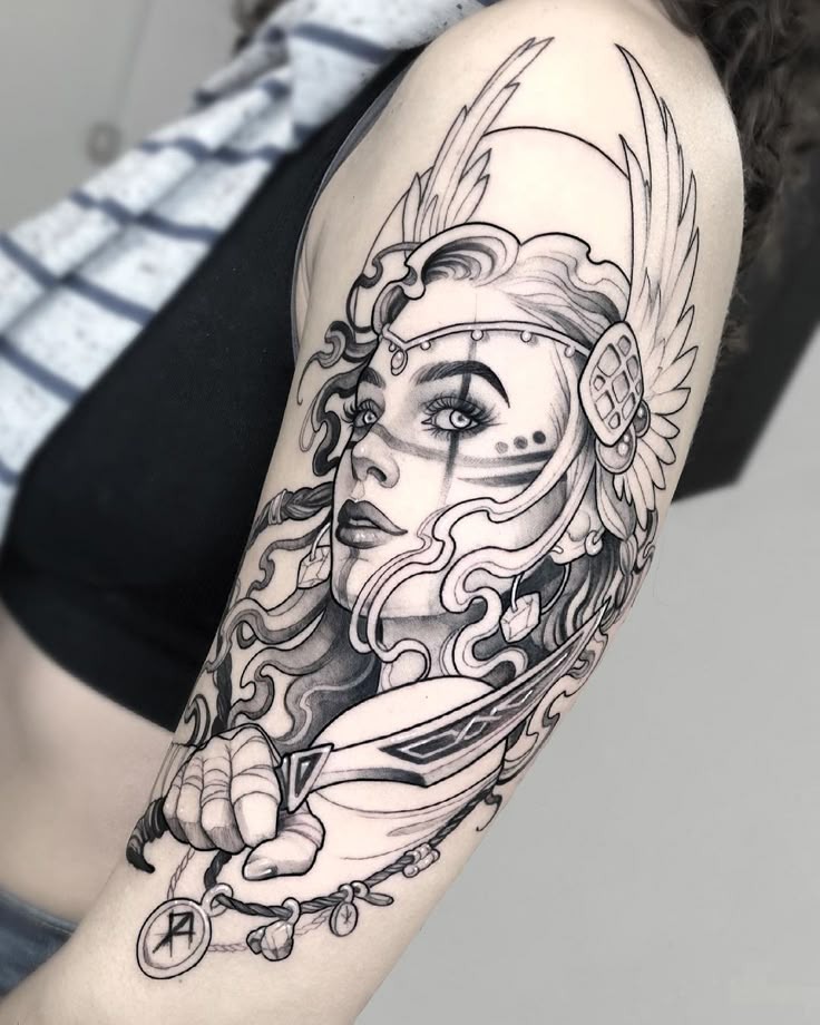 Guardian of the Fallen Tattoo Design