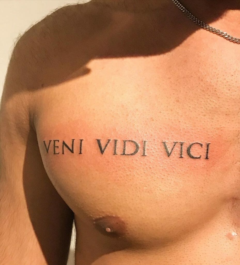 Bold Chest Tattoo Tattoo Design