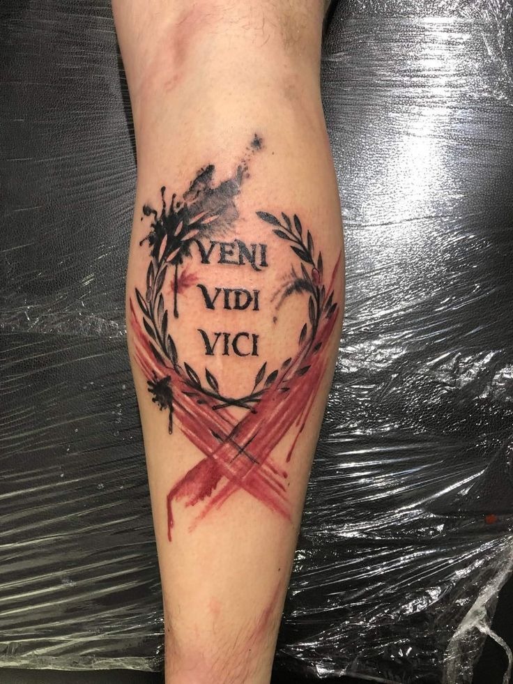 Ornate Script Across the Shoulder Blades Tattoo Design