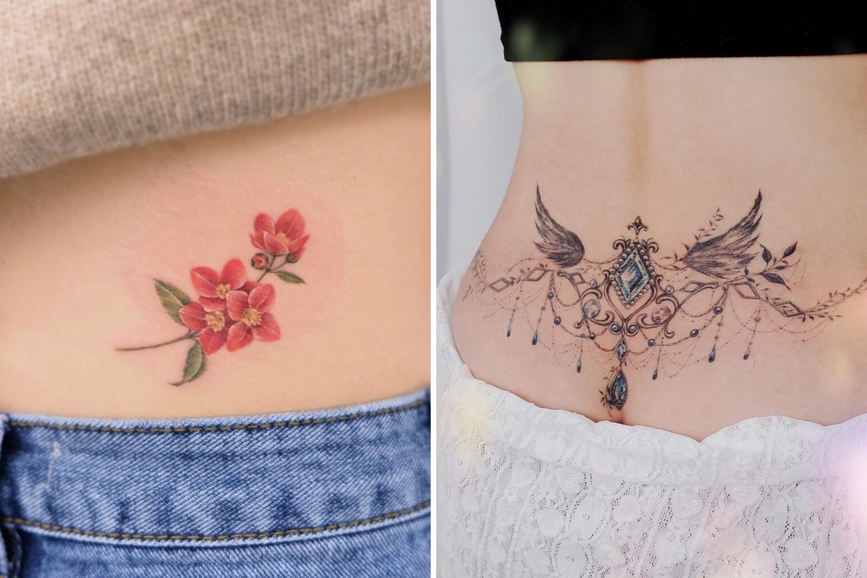 40+ Women Waist Tattoo Ideas With Inspiring Artistic Placement Featured Lookbook Collage