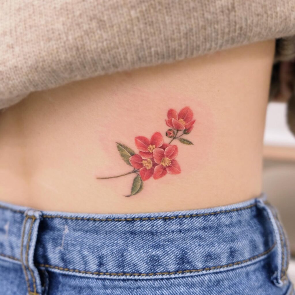 Jasmine Waist Tattoo Tattoo Design