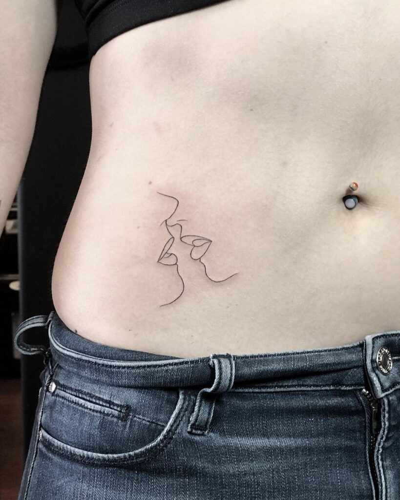 Lotus Waist Tattoo Tattoo Design