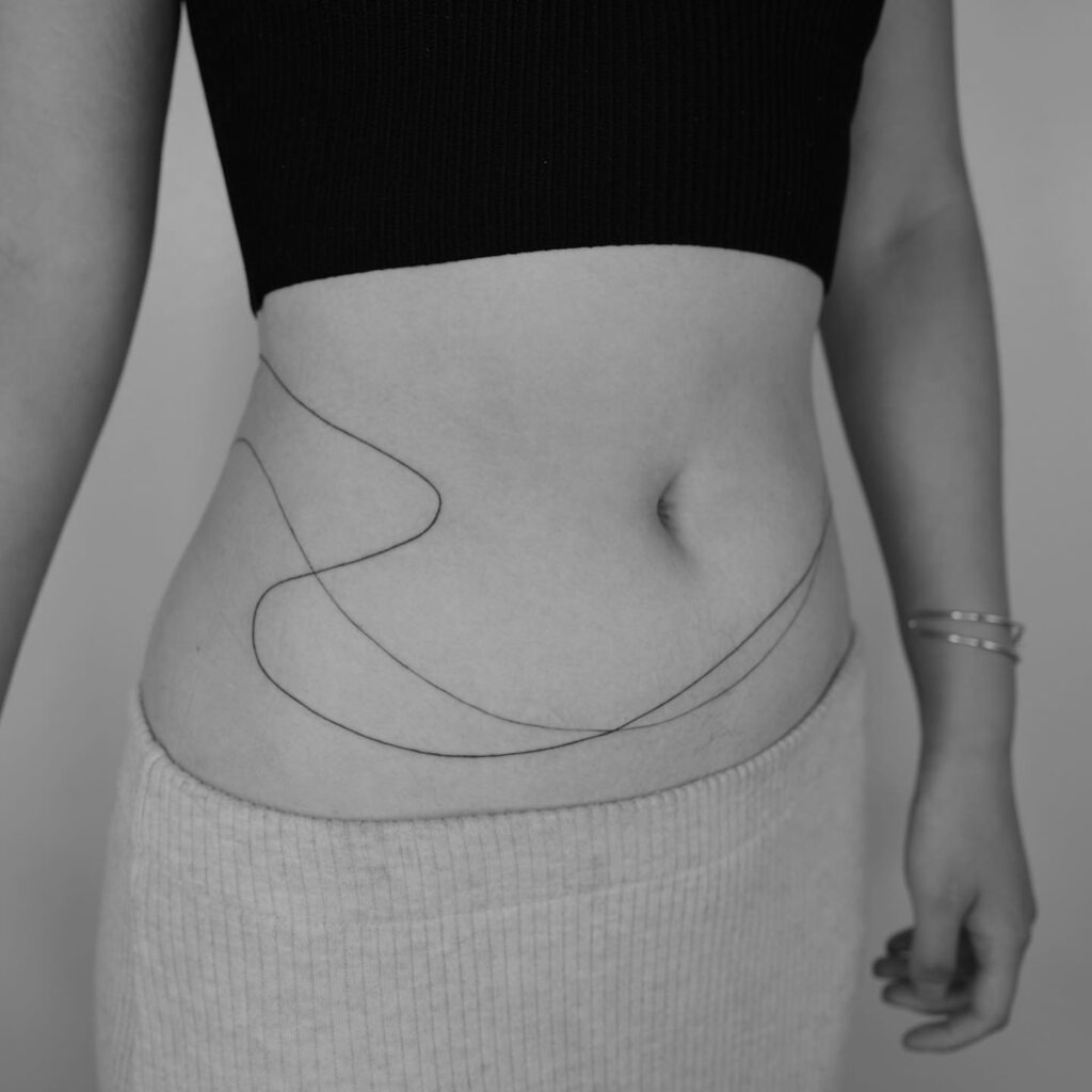 Lower Back Butterfly Waist Tattoo Tattoo Design