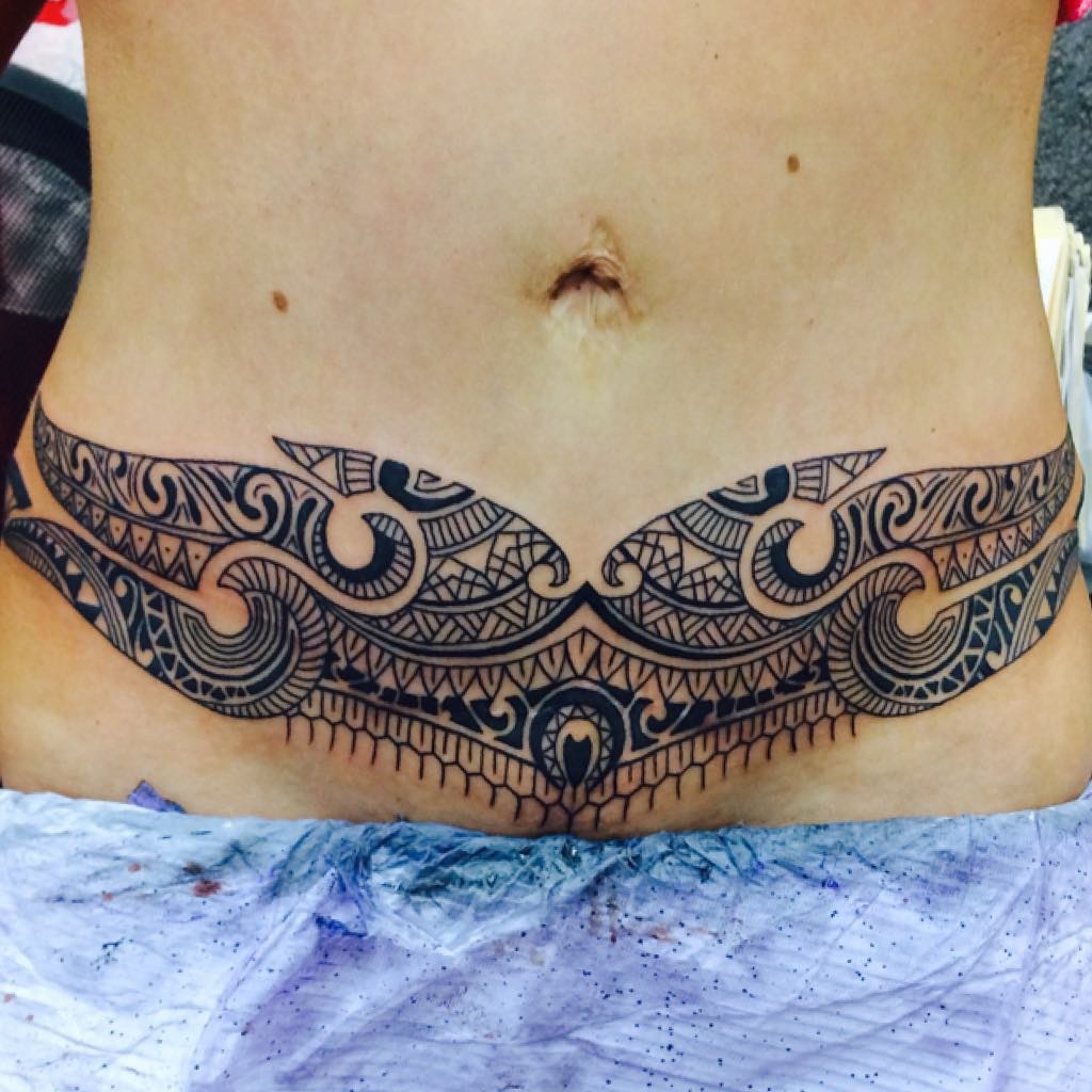 Minimal Heart Waist Tattoo Tattoo Design