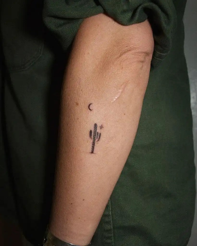 Tiny Cactus Tattoo Tattoo Design