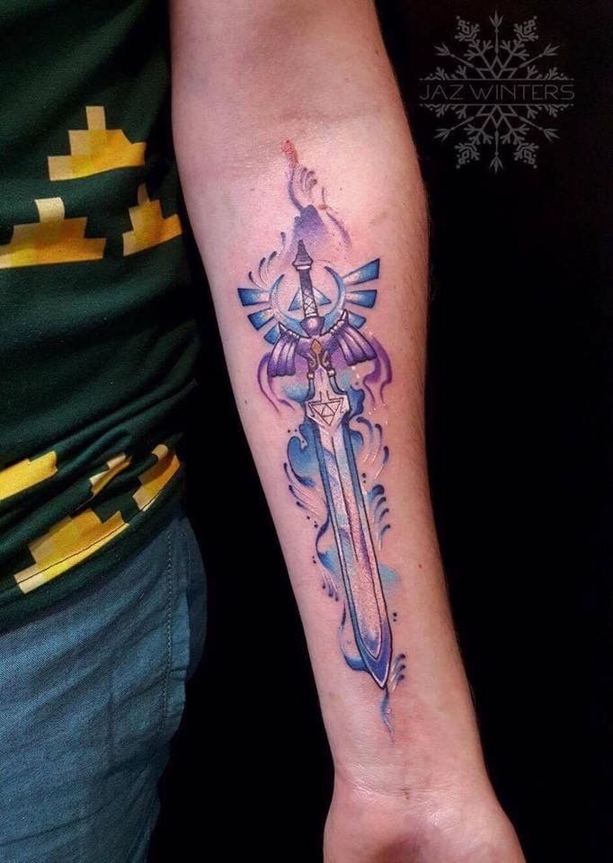 Majora's Mask Neo-Trad Shoulder Piece Tattoo Design