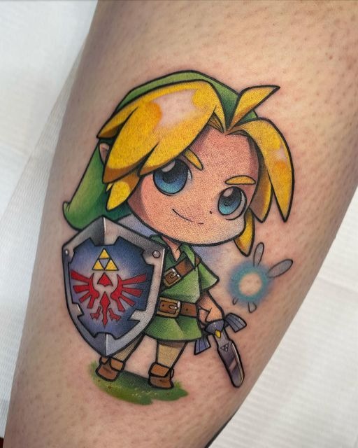 Majora's Mask Storyline Sleeve Tattoo Design