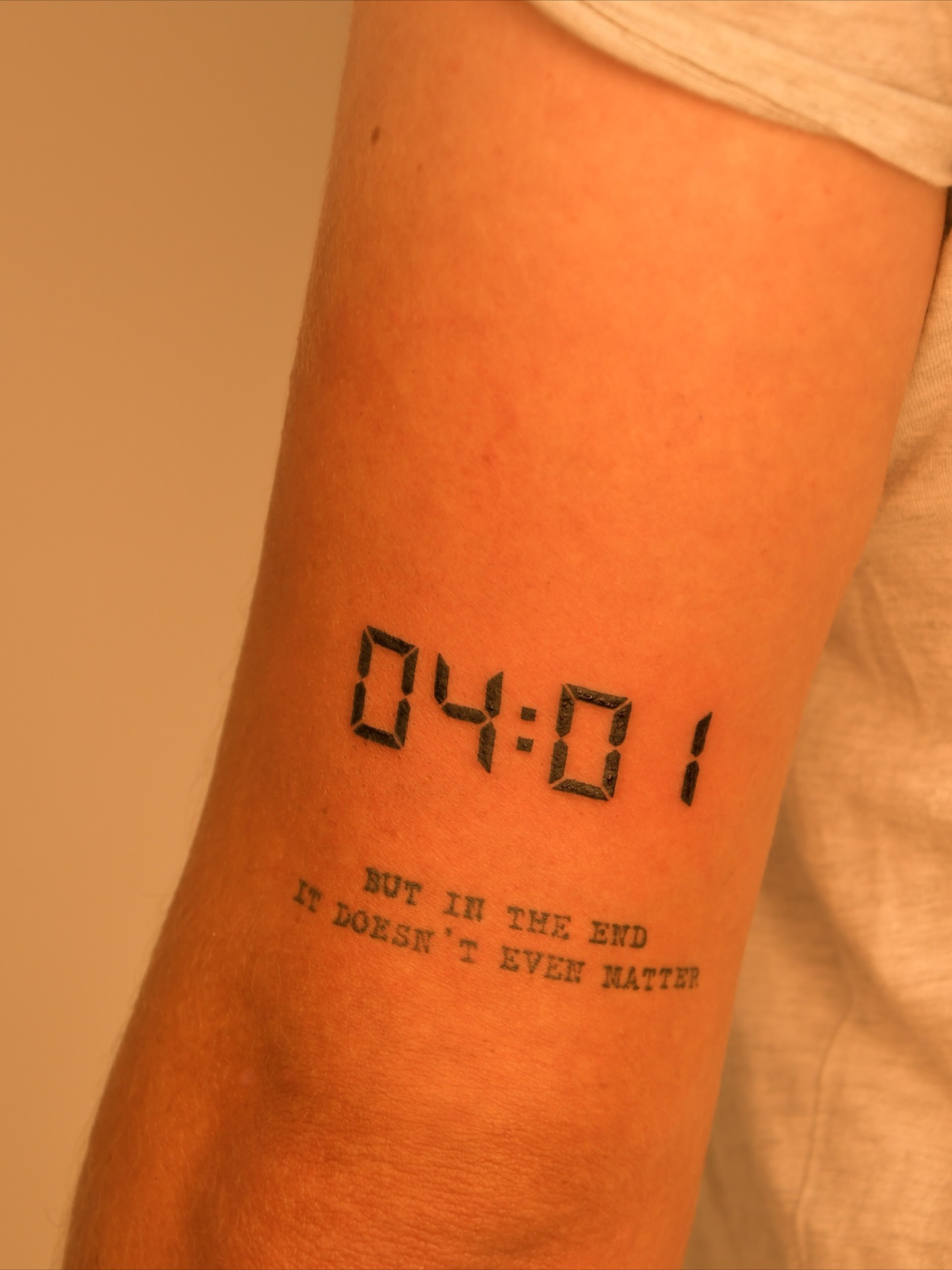 04:01 Time Tattoo Tattoo Design