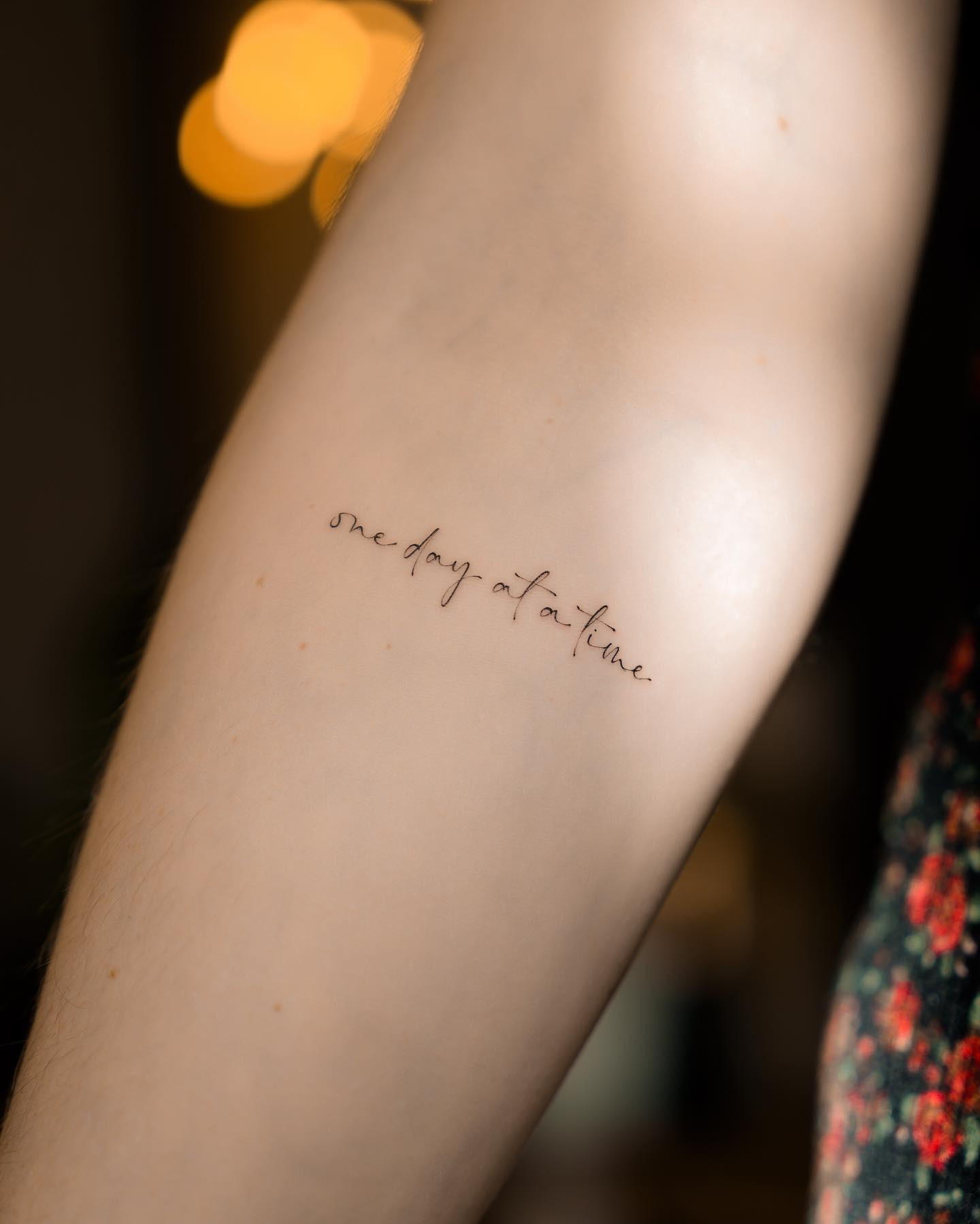 One Day at a Time Tattoo Tattoo Design