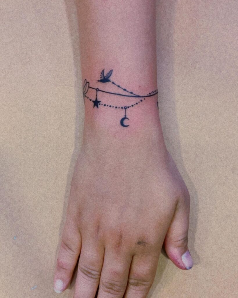 Celestial Charm Bracelet Tattoo Tattoo Design