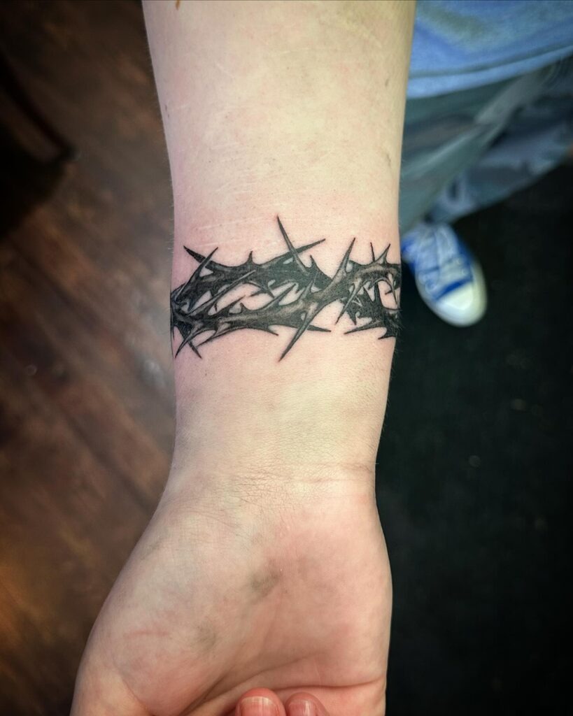 Crown of Thorns Wristband Tattoo Tattoo Design