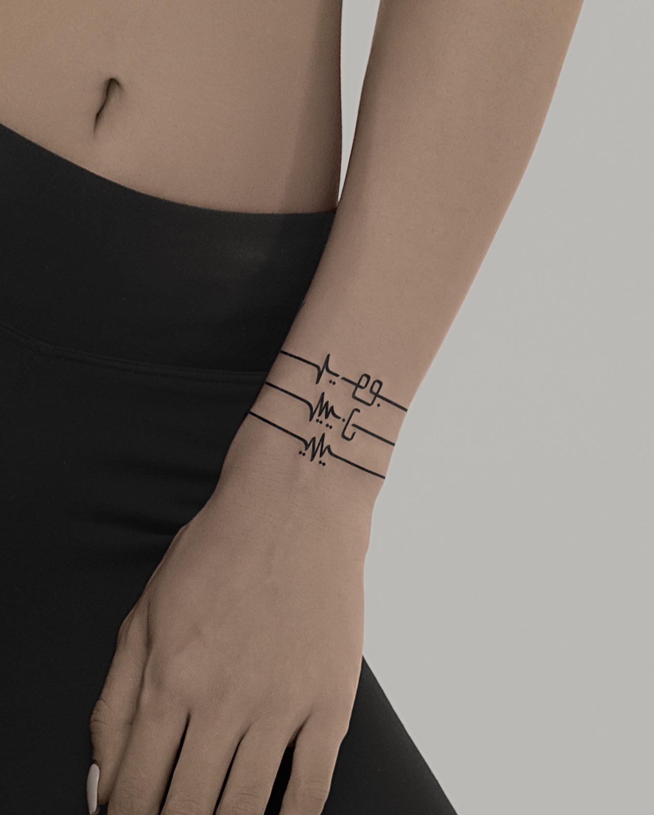 Kufic Arabic Calligraphy Bracelet Tattoo Tattoo Design