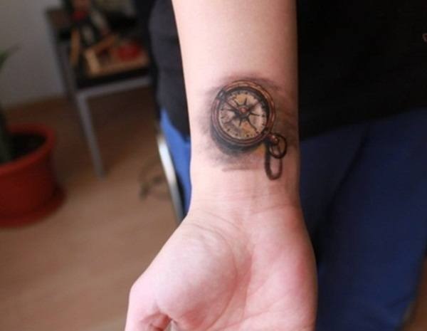 A clock tattoo on the Wrist wrist Tattoo Design