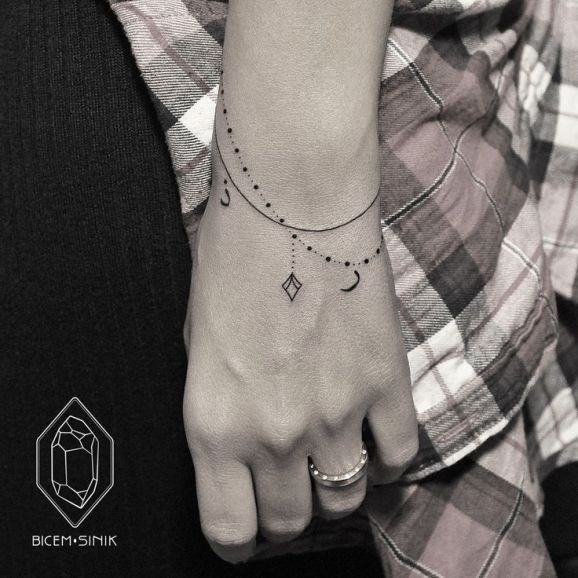 Bracelets wrist tattoo Tattoo Design