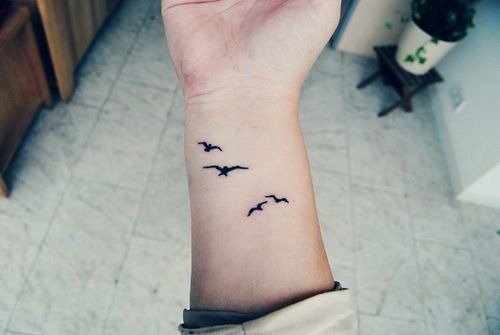 Flying high Wrist Tattoo Tattoo Design