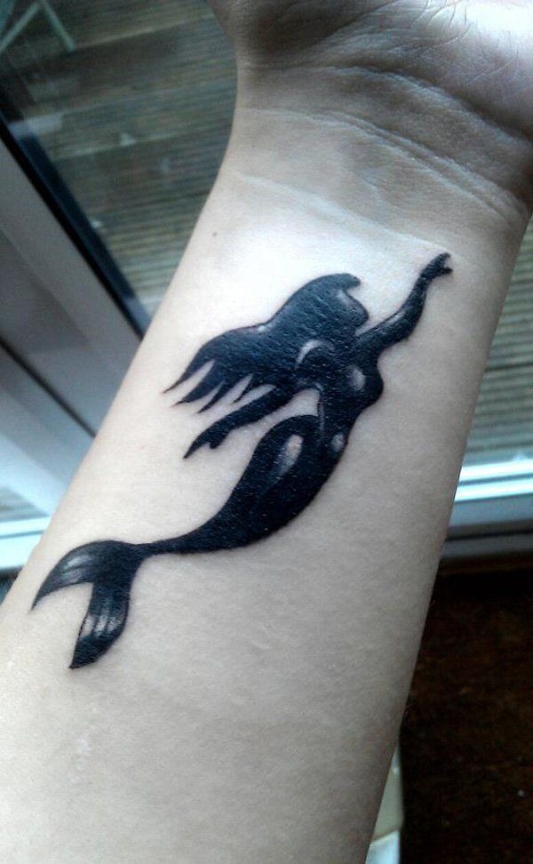 Mermaid wrist tattoo Tattoo Design