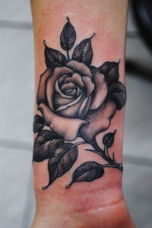 Morning glory flowers wrist tattoo Tattoo Design