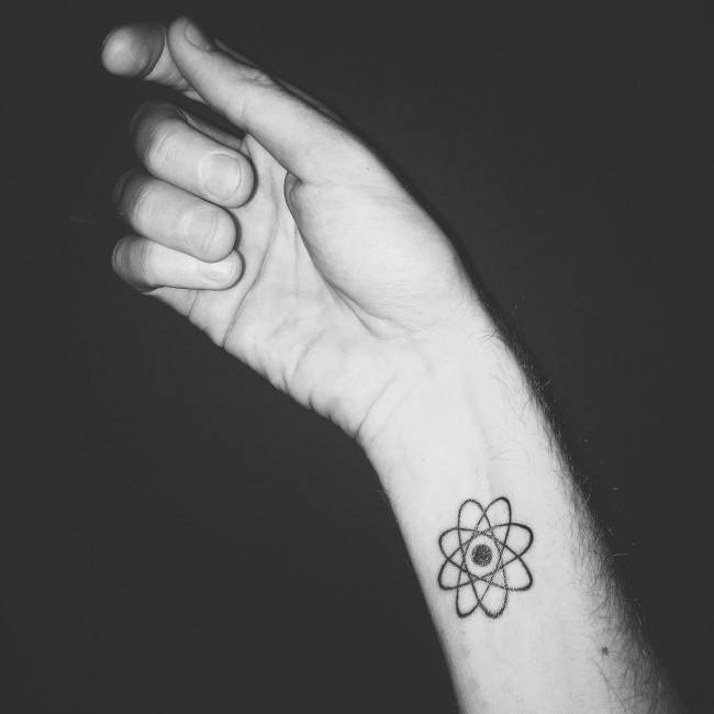 The Atomic Wrist Tatto Tattoo Design