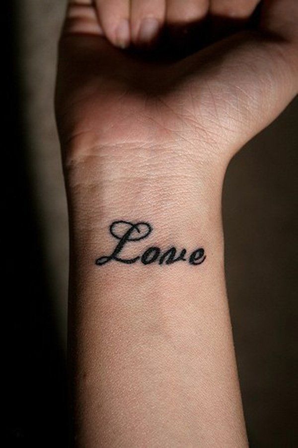 The love wrist tattoo Tattoo Design