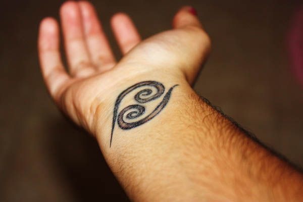 The modified Tao Wrist Tattoo Tattoo Design