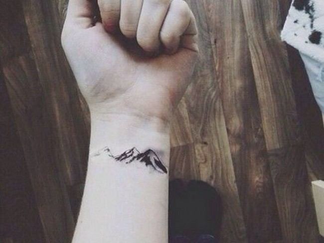 The Mount Everest Wrist Tattoo Tattoo Design