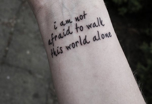 Words wrist tattoo Tattoo Design