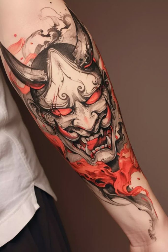 Full Chest and Sleeve Floral Tattoo Tattoo Design