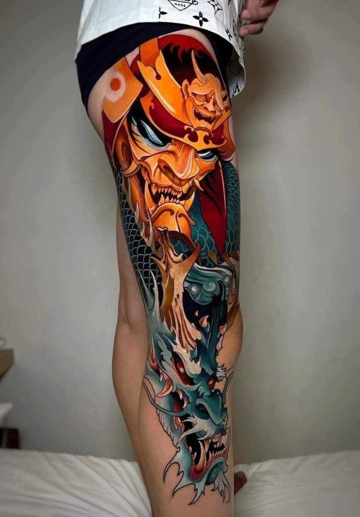 Samurai Warrior’s Legacy Tattoo Design