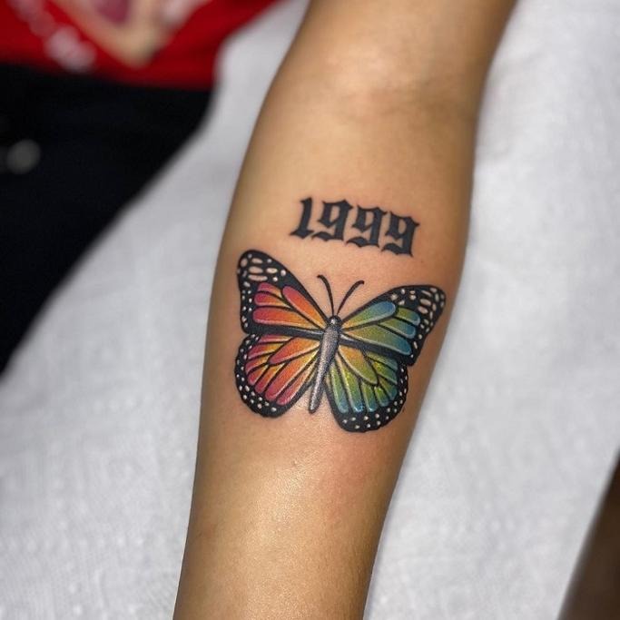 Matching Year Tattoos for Loved Ones Tattoo Design