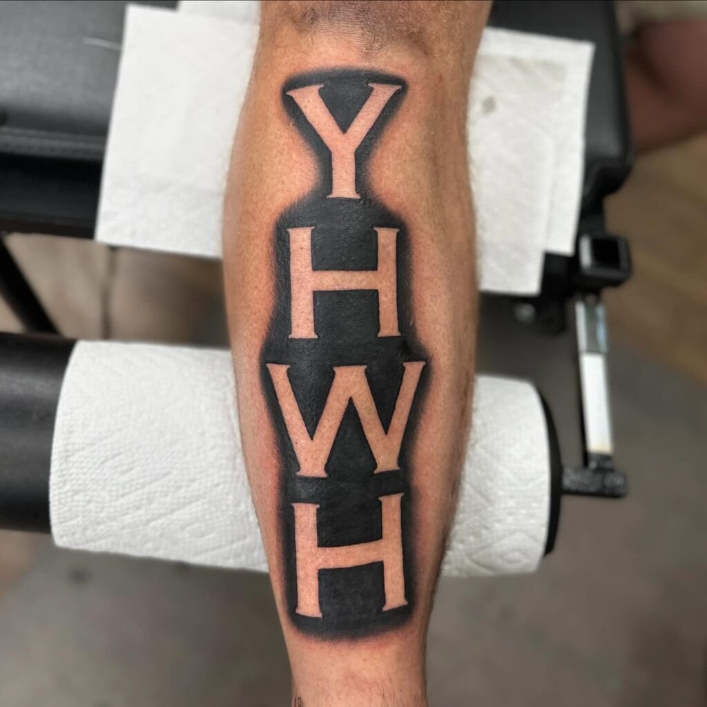 Ethereal Name Tattoo Design