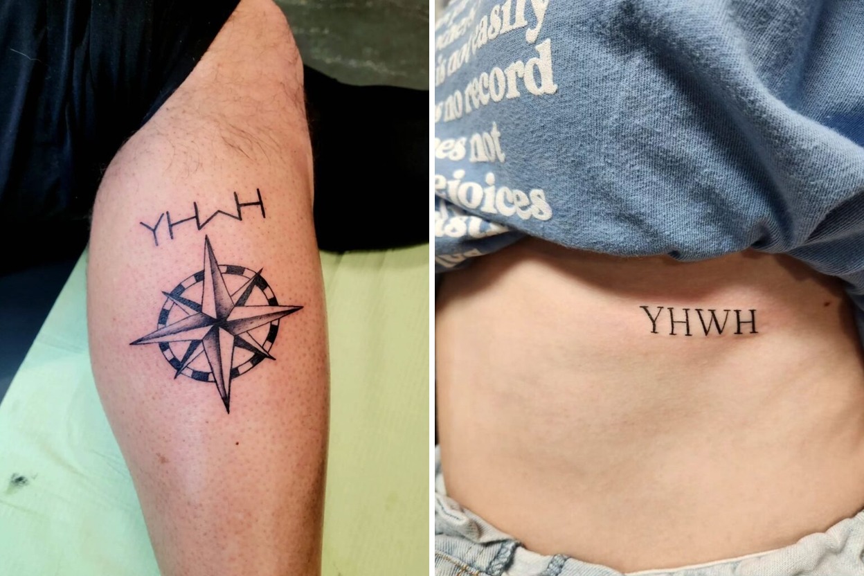 34+ Yhwh Tattoo Ideas & Inspiration Featured Lookbook Collage