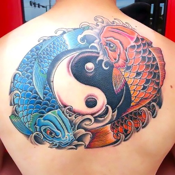 Traditional Japanese Yin-Yang Tattoo Tattoo Design