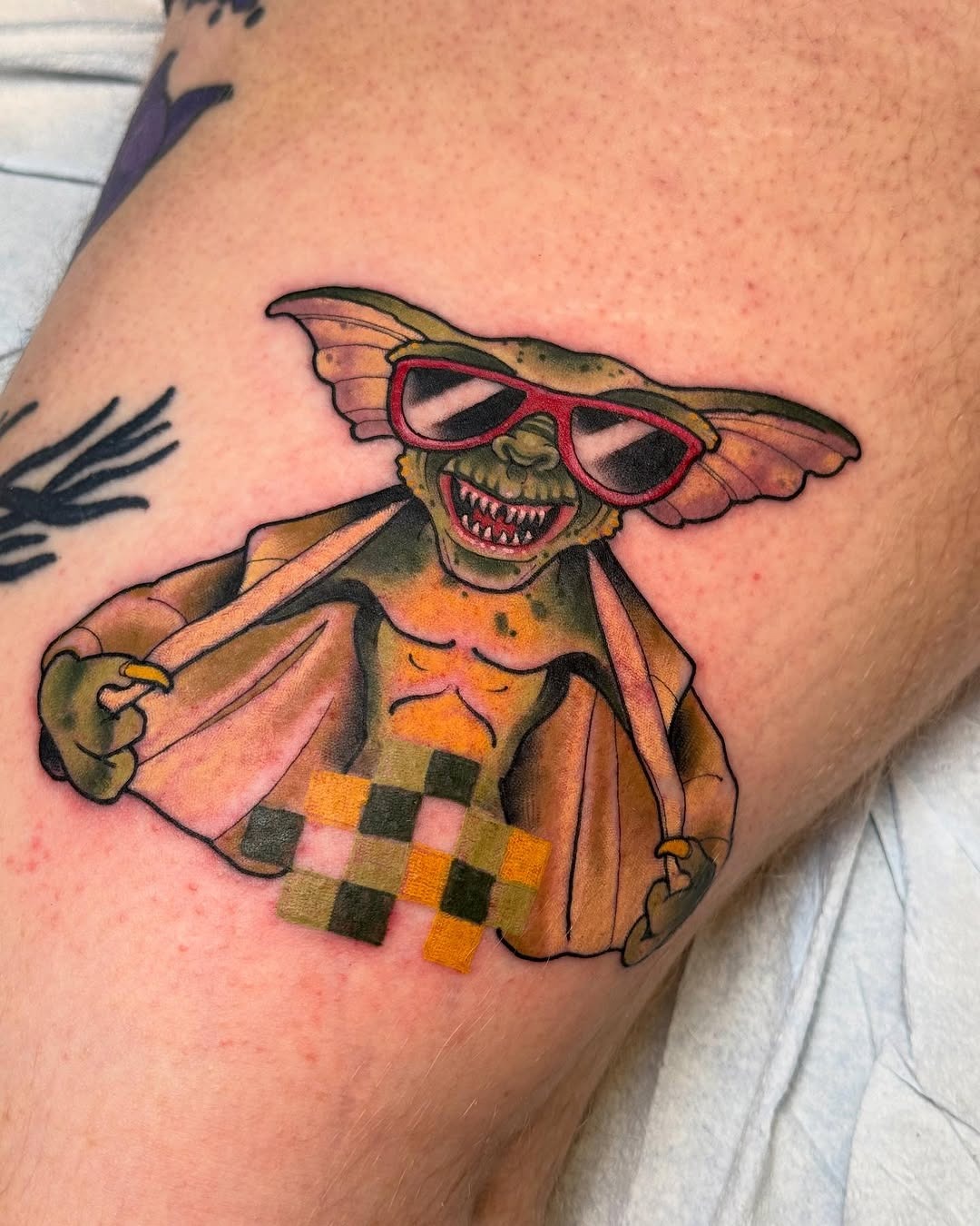 A playful twist on the iconic Yoda. Tattoo Design