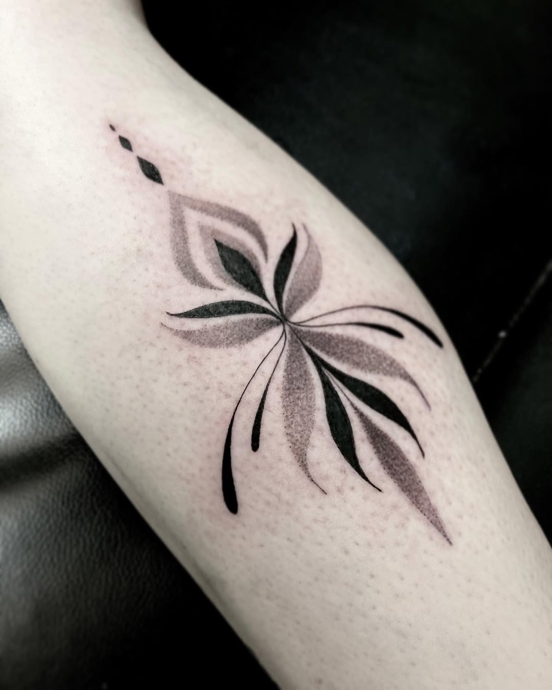 Artistic representation of a yoga pose tattoo Tattoo Design