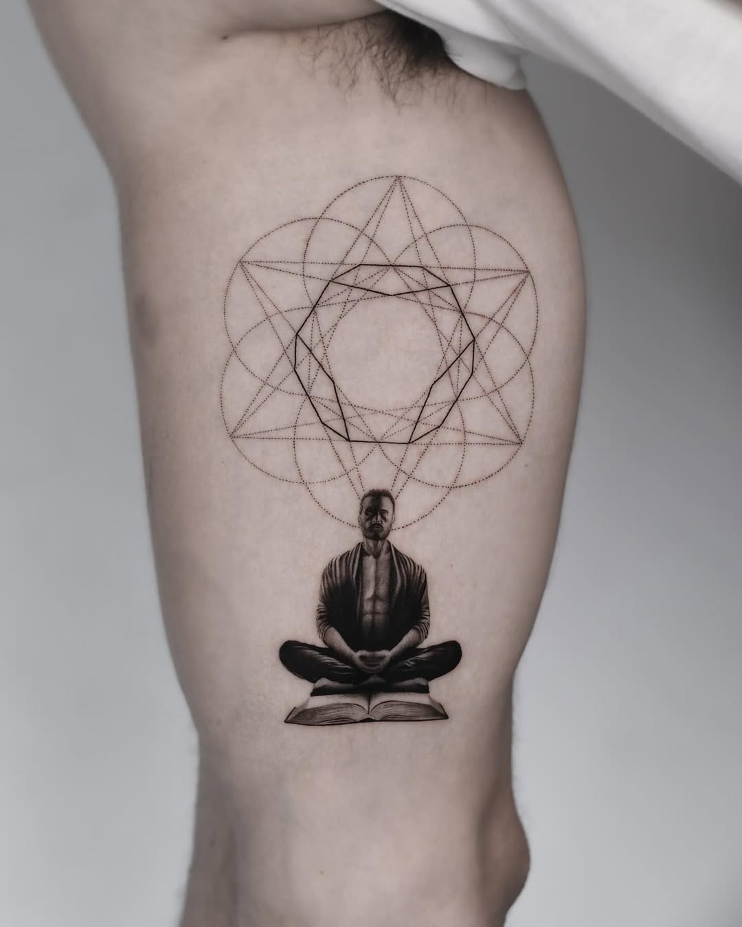 Meditative geometric design tattoo inspiration Tattoo Design