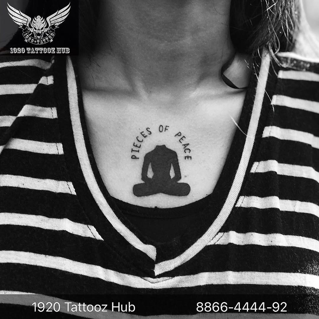 Serene tattoo design for inner peace seekers Tattoo Design
