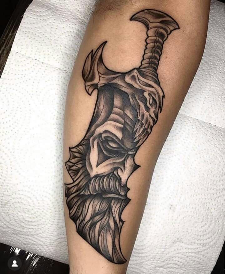 Cracked Statue Zeus Forearm Tattoo Tattoo Design