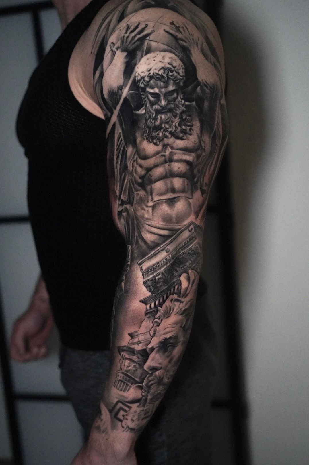 Zeus Micro-Realism Lightning Tattoo Tattoo Design